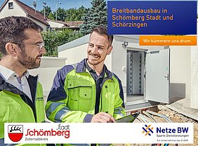 Die Stadt Schömberg und Netze BW bauen das Breitbandnetz aus.