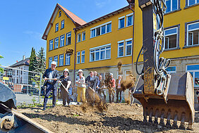 Spatenstich in Rottenburg